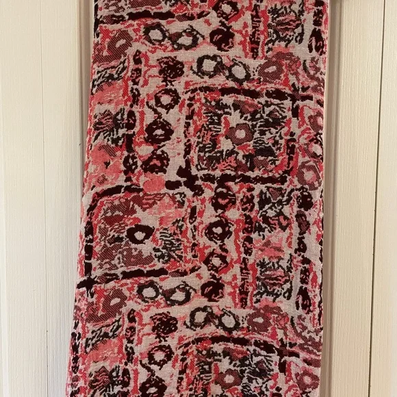 Pretty boho style red and black John Lewis shawl/wrap. Easy to dress up or down! - Picture 9 of 9